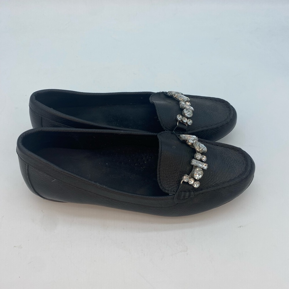 Leather Loafers with Rinestones - Picture 2 of 4
